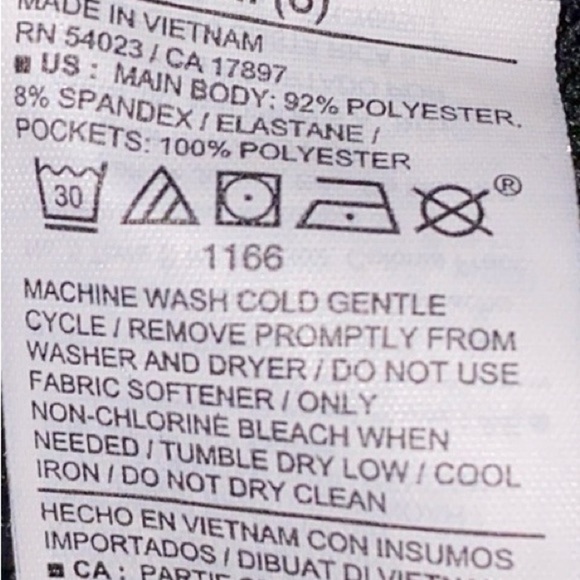 OLD NAVY cargo active stretchtech water resistant snap zipper black size 8 - Picture 6 of 12